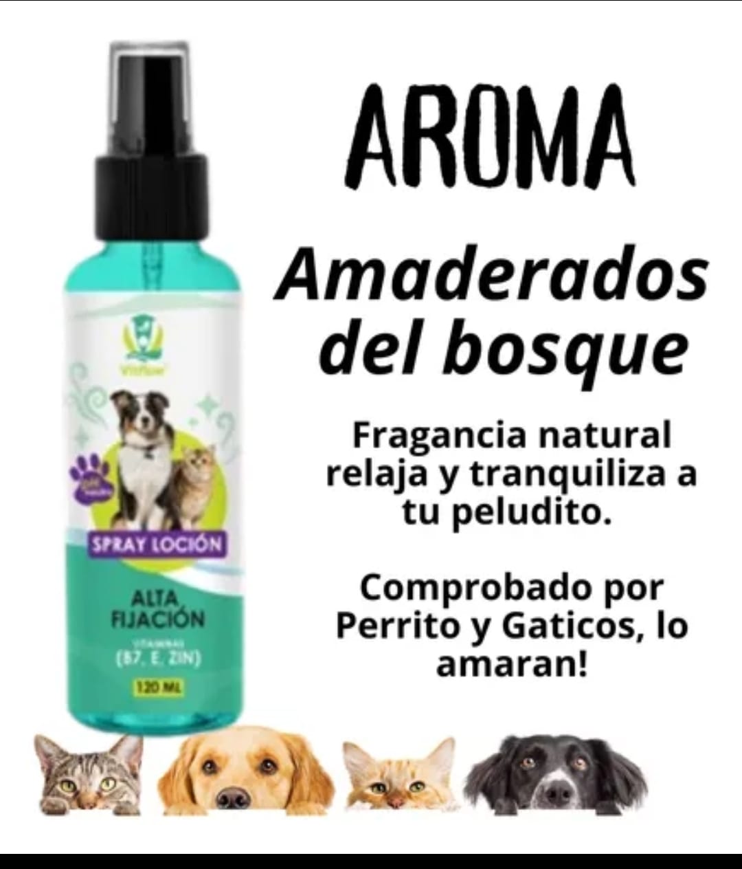SPRAY LOCION MASCOTAS